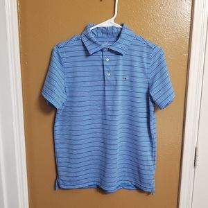 Vineyard vines blue striped shirt